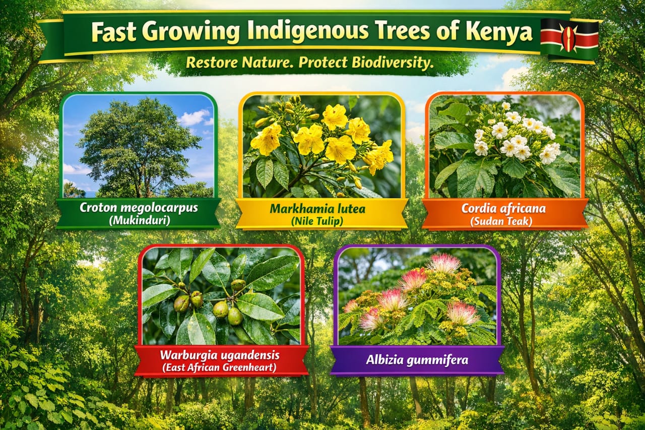 Fast Growing Indigenous Trees in Kenya Chart